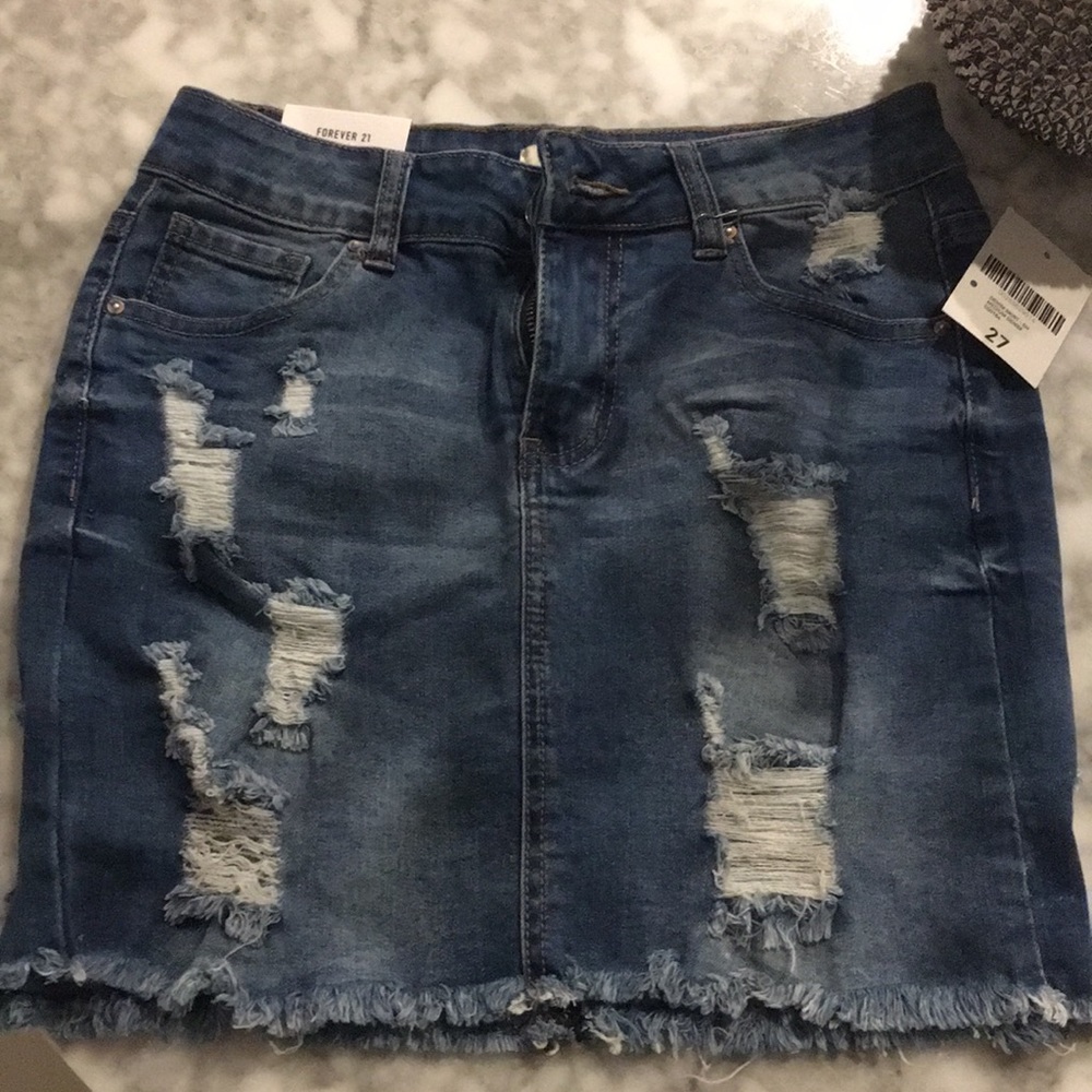 Forever 21 denim skirt